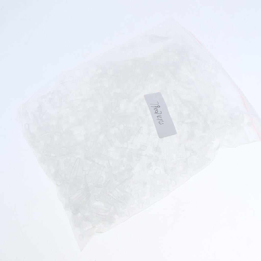 1000 Piece 0.2ml Clear Plastic Micro Centrifuge Test Tube Vial with Snap Cap
