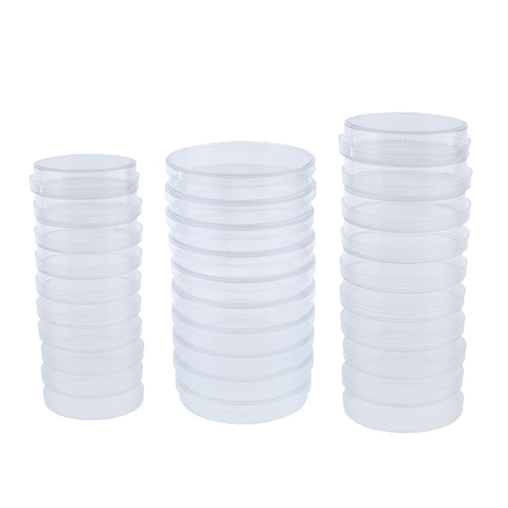 Lab Plastic Petri Dish Sterile Cell Tissue Culture Dish & Lid 60mm