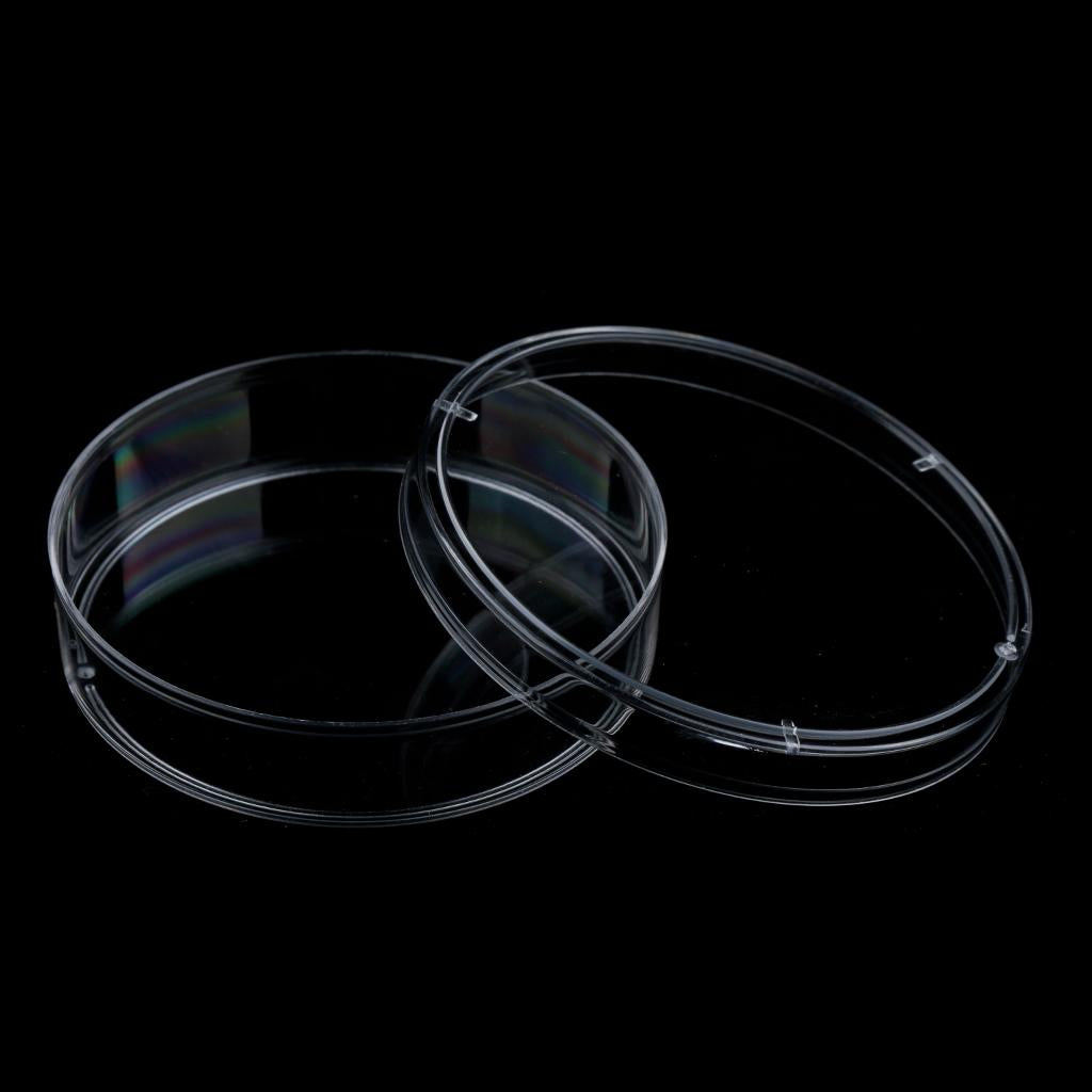 4xLab Plastic Petri Dish Sterile Cell Tissue Culture Dish & Lid 75mm