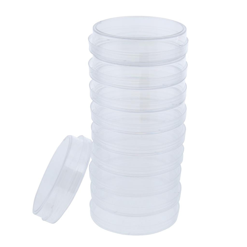 4xLab Plastic Petri Dish Sterile Cell Tissue Culture Dish & Lid 75mm