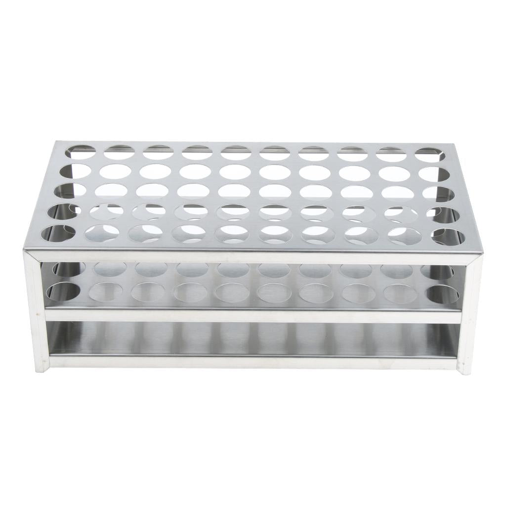 Detachable Centrifuge Tube Rack Stainless Steel 50Holes 19mm dia