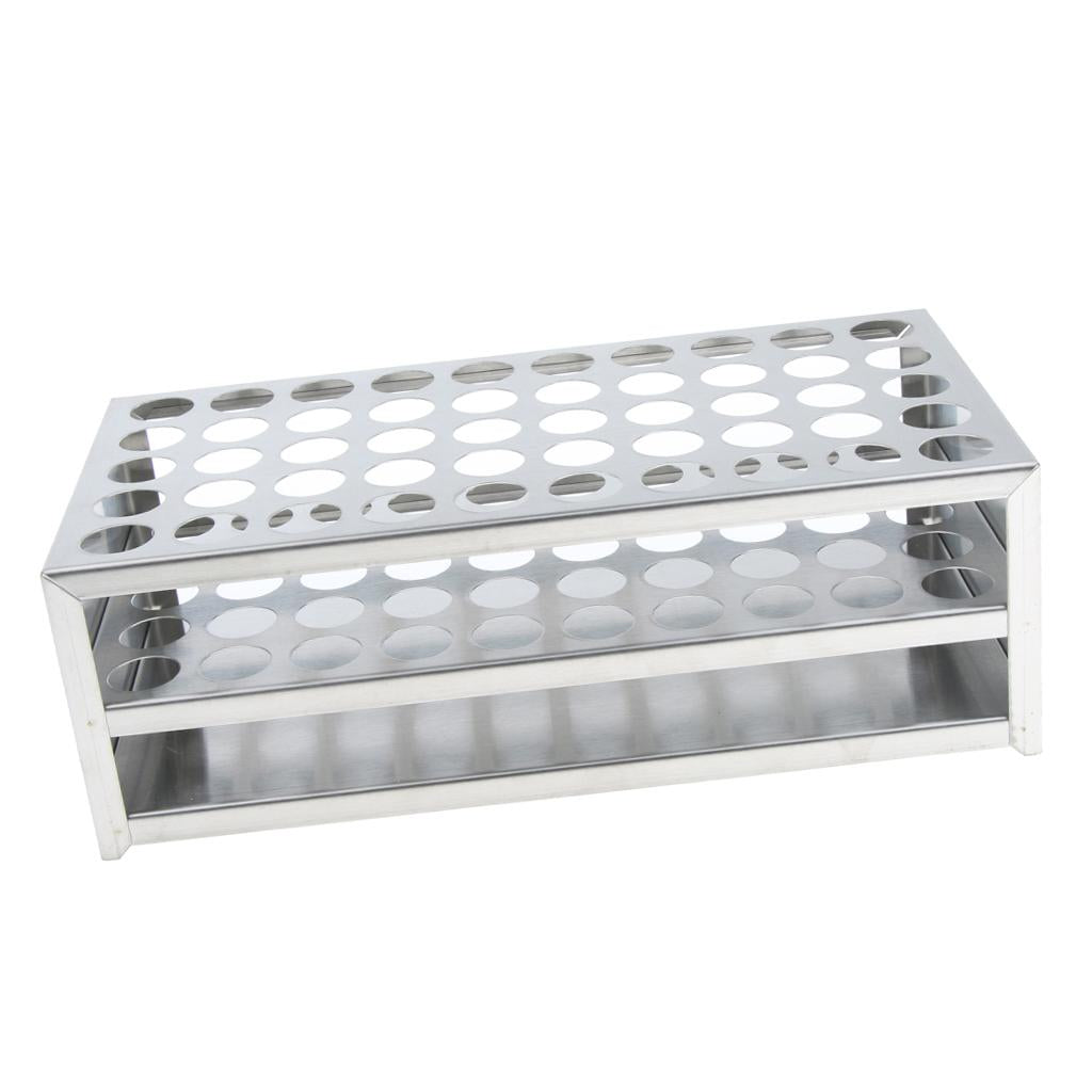 Detachable Centrifuge Tube Rack Stainless Steel 50Holes 19mm dia