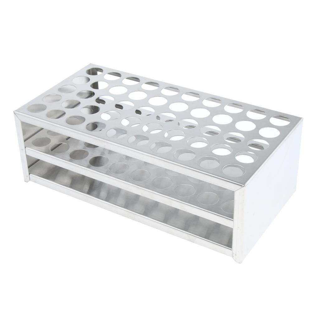 Detachable Centrifuge Tube Rack Stainless Steel 50Holes 19mm dia