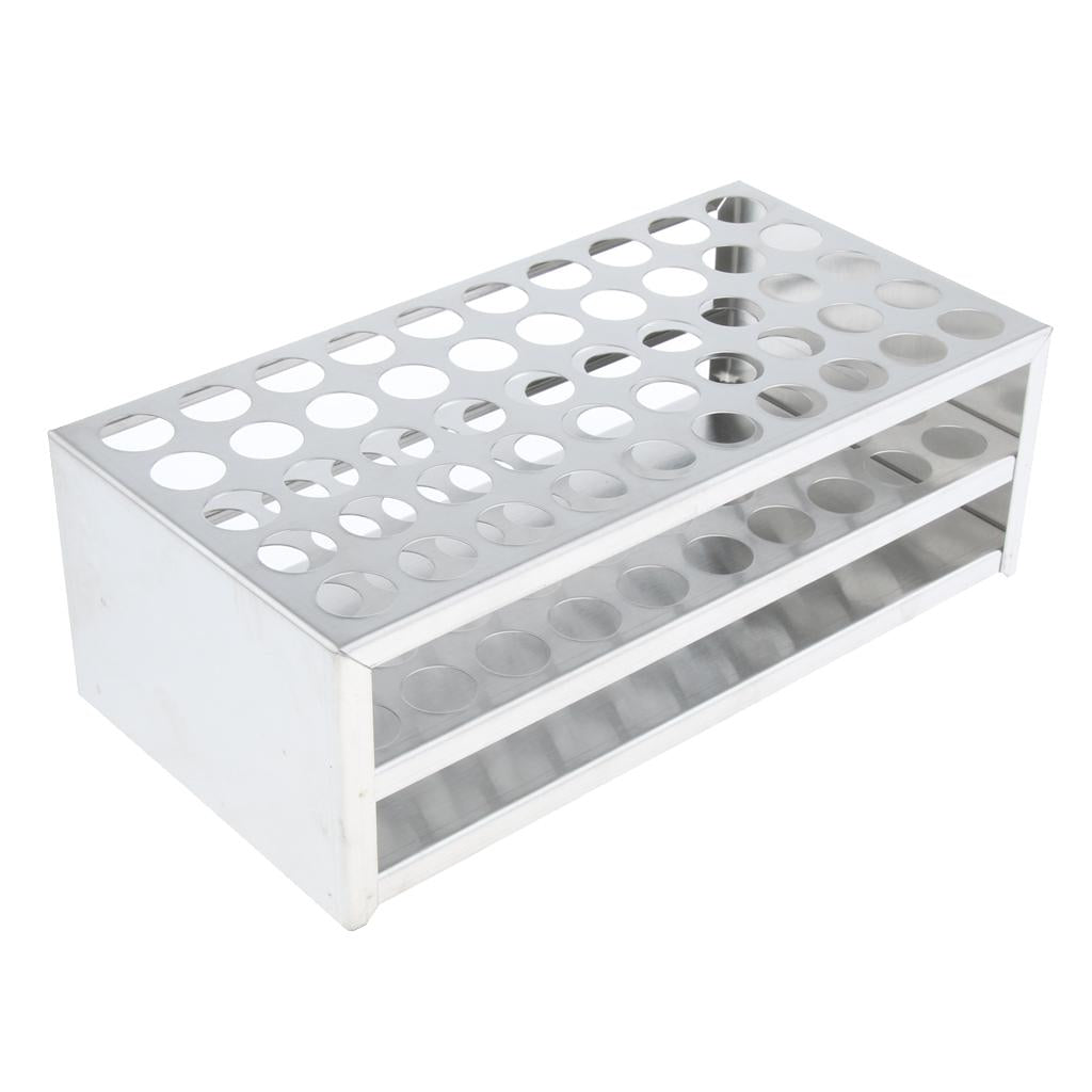 Detachable Centrifuge Tube Rack Stainless Steel 50Holes 19mm dia