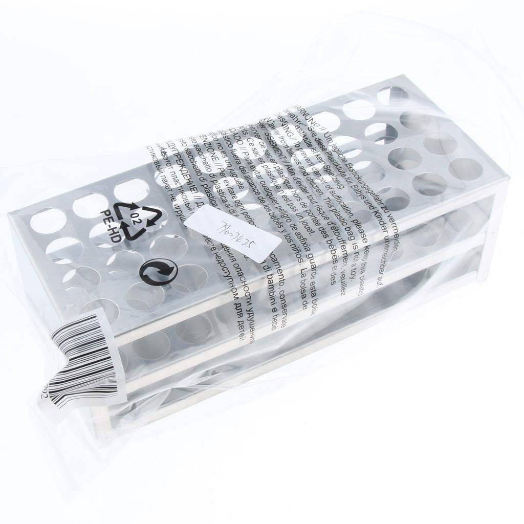 Detachable Centrifuge Tube Rack Stainless Steel 40Holes 19mm dia