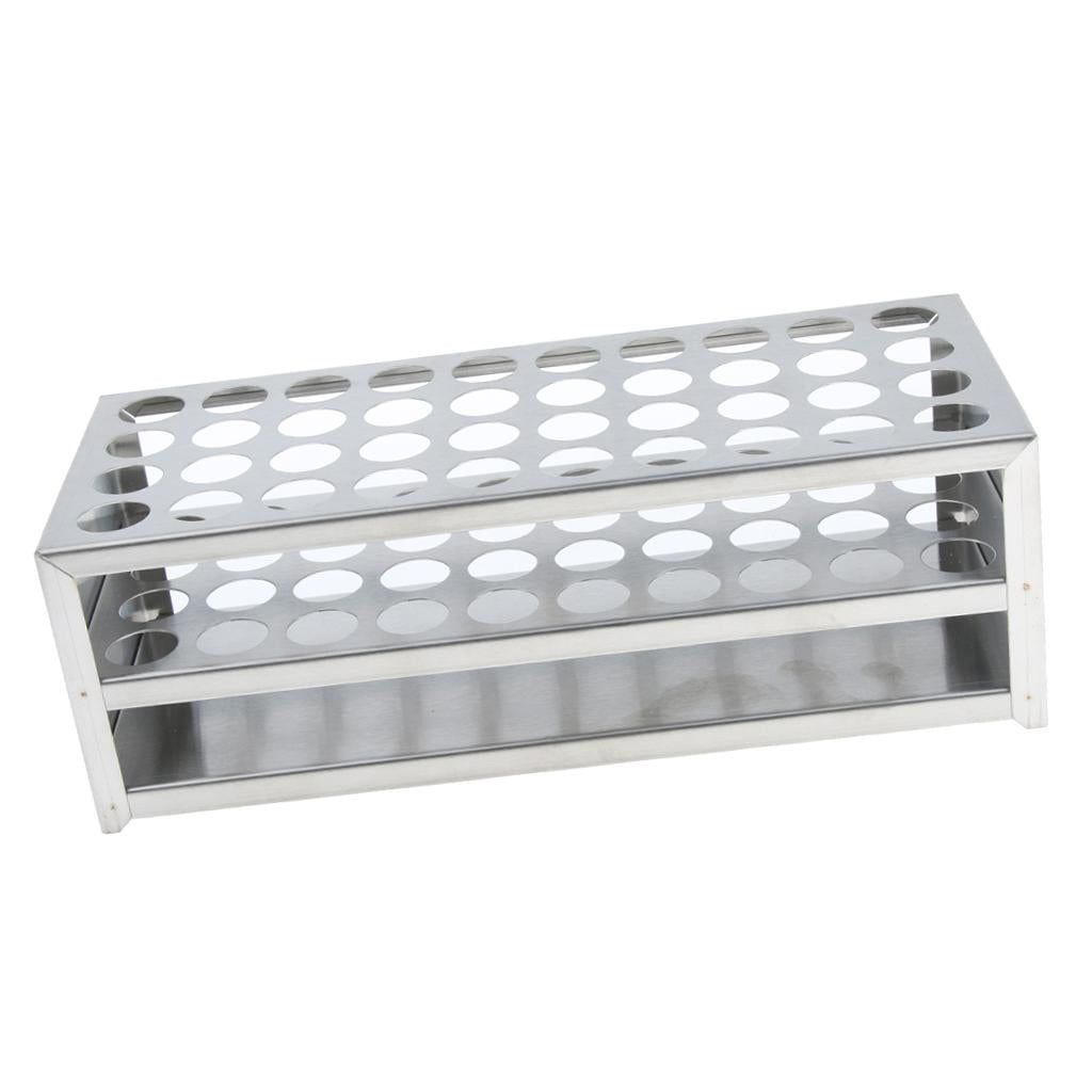 Detachable Centrifuge Tube Rack Stainless Steel 40Holes 19mm dia