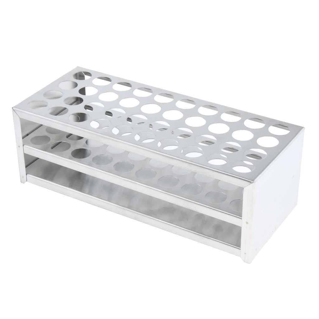 Detachable Centrifuge Tube Rack Stainless Steel 40Holes 19mm dia