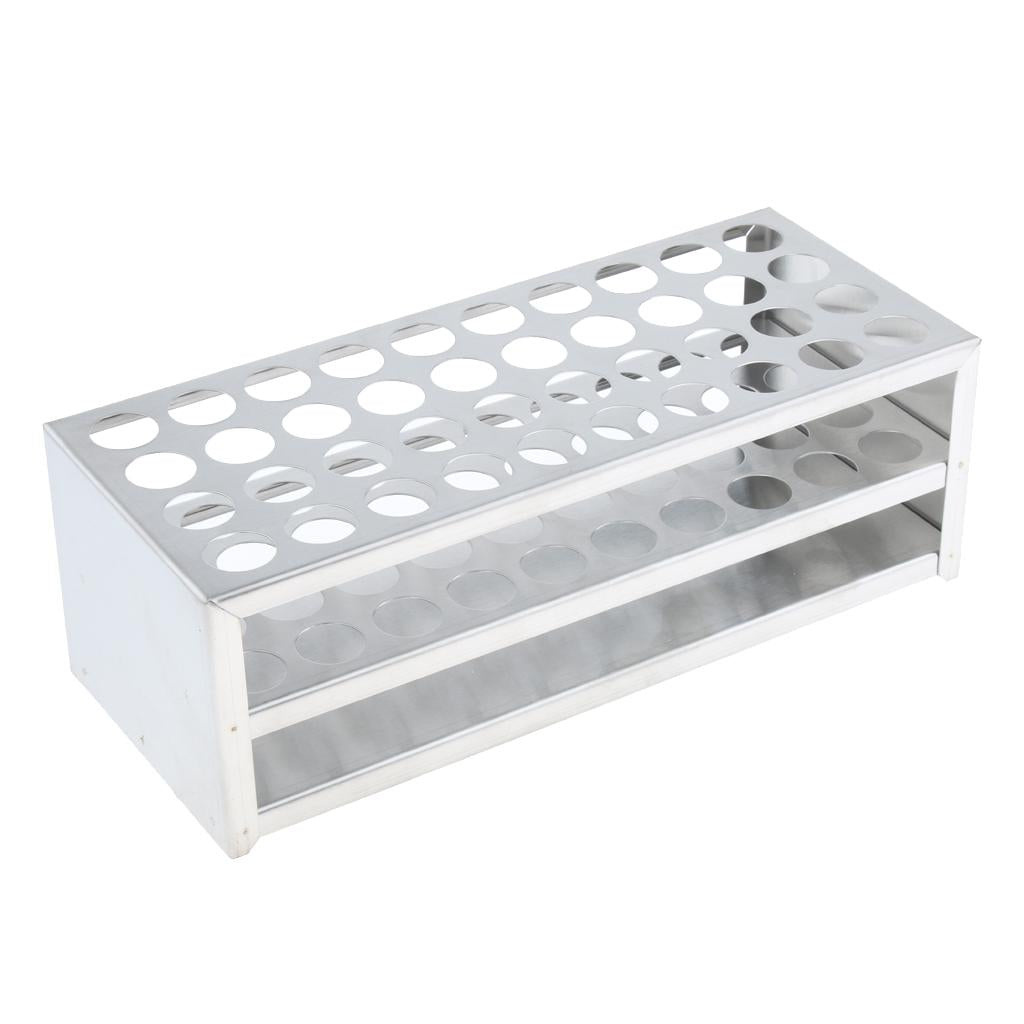 Detachable Centrifuge Tube Rack Stainless Steel 40Holes 19mm dia