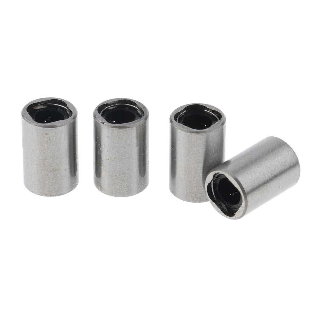 Linear Motion Ball Bushing Bearings 3mm to 20mm LM4UU 4PCS