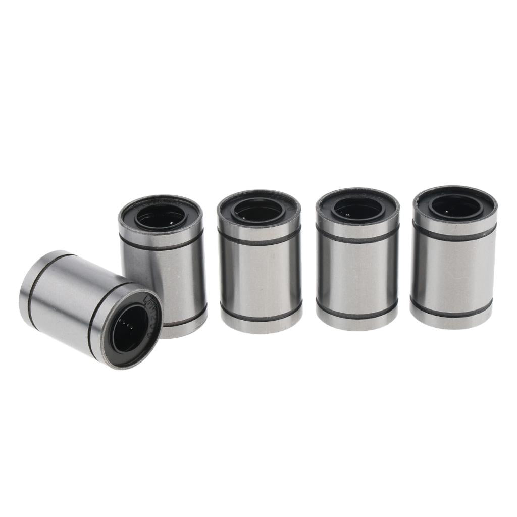 Linear Motion Ball Bushing Bearings 3mm to 20mm LM12UU 5PCS