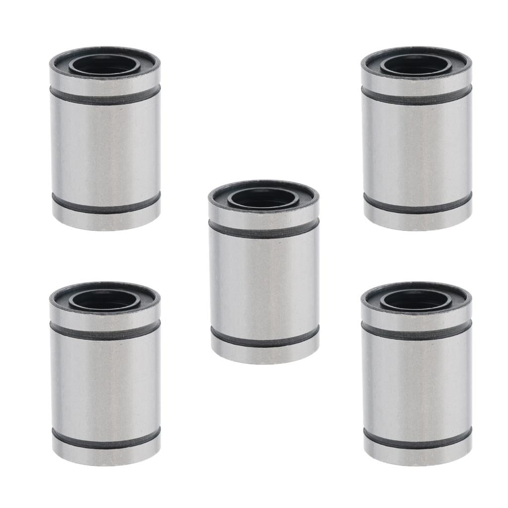 Linear Motion Ball Bushing Bearings 3mm to 20mm LM12UU 5PCS