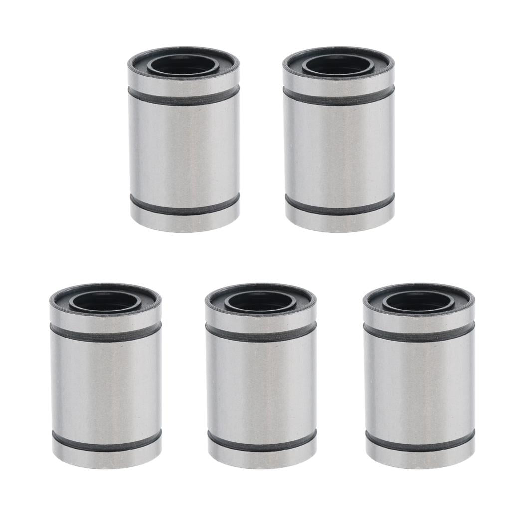 Linear Motion Ball Bushing Bearings 3mm to 20mm LM12UU 5PCS