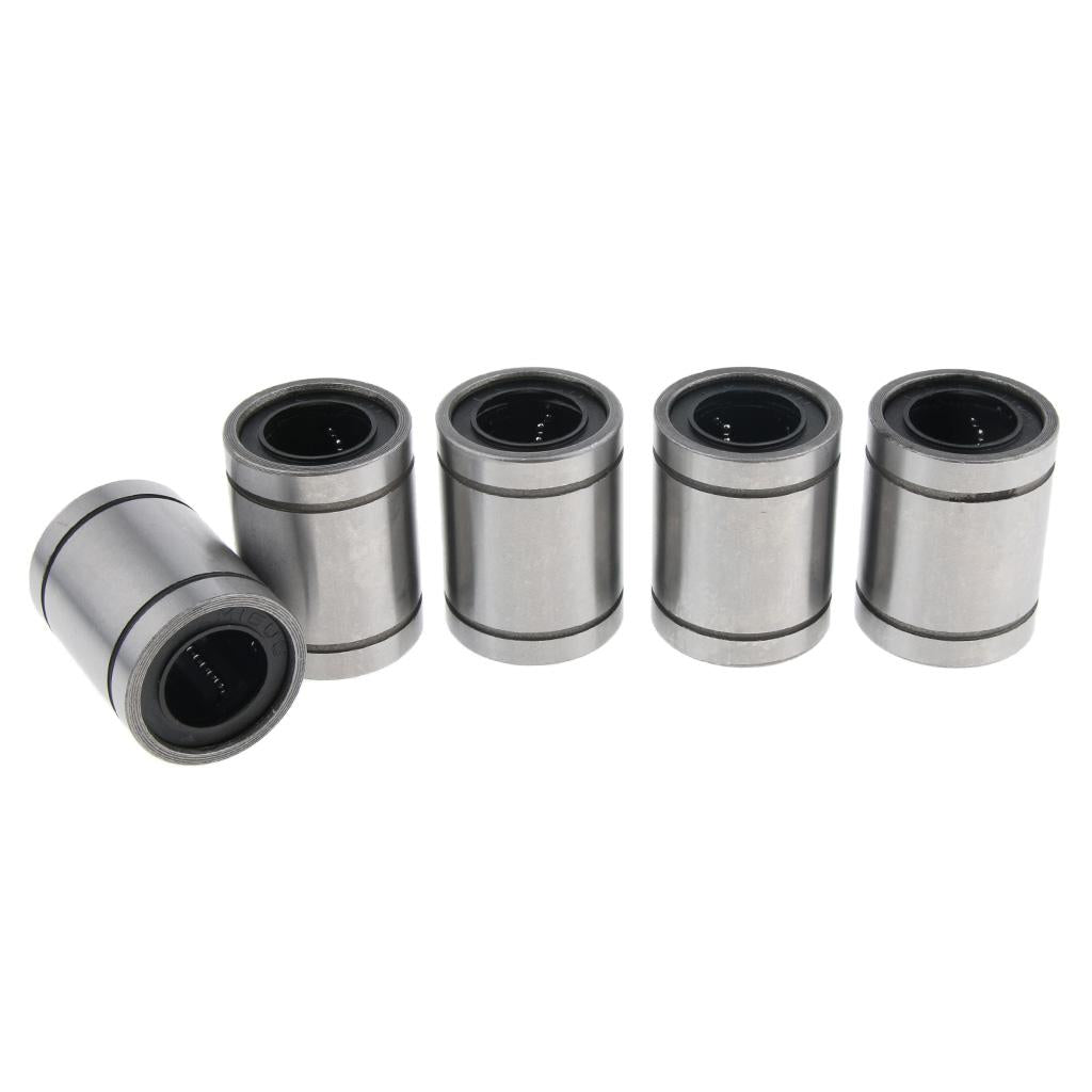 Linear Motion Ball Bushing Bearings 3mm to 20mm LM16UU 5PCS