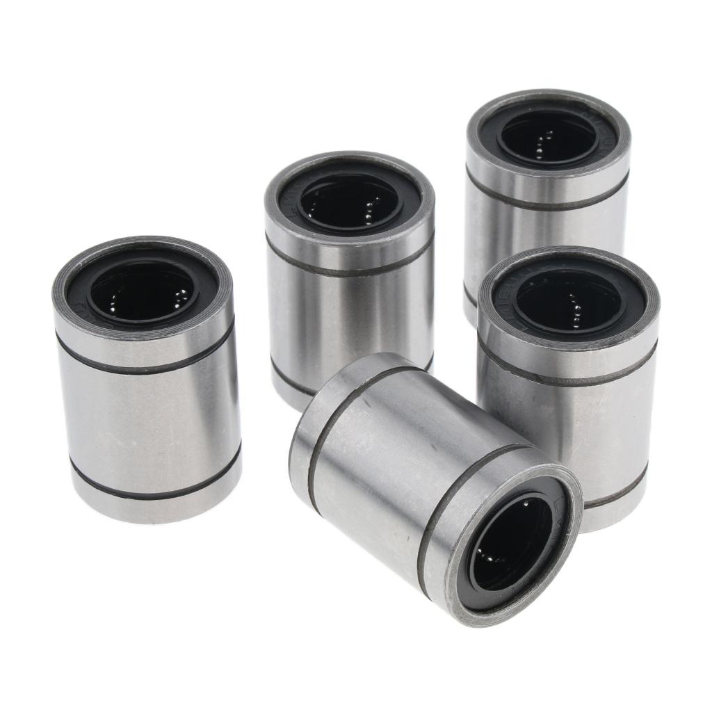 Linear Motion Ball Bushing Bearings 3mm to 20mm LM16UU 5PCS