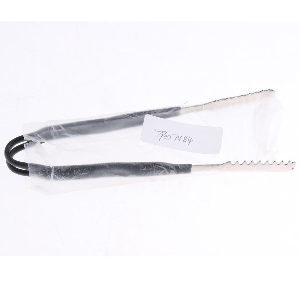 Stainless Steel Kitchen Grill Ice Tongs w/ Silicone Anti slip Handle 7 Inch