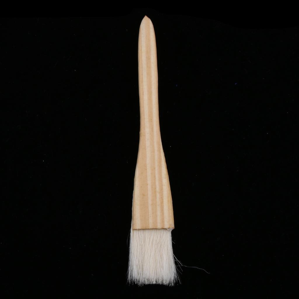 Baking Tool Wooden Handle Wool Brush Barbeque Oil Brush Pastry Brush S/L S