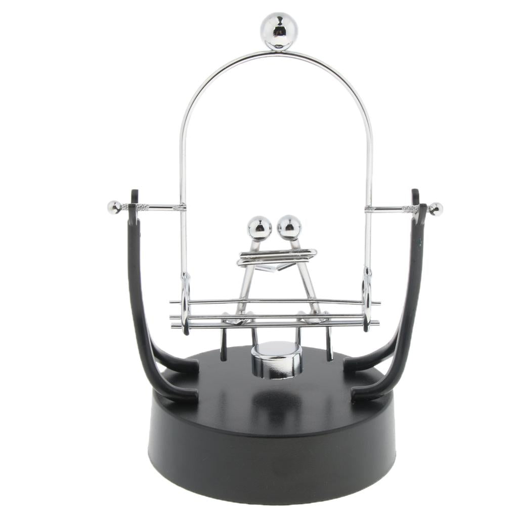 Desk Balancing Toy Swing Metal Perpetual Motion Trapeze Dynamic Instrument A