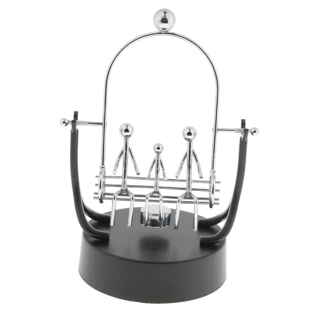 Desk Balancing Toy Swing Metal Perpetual Motion Trapeze Dynamic Instrument D