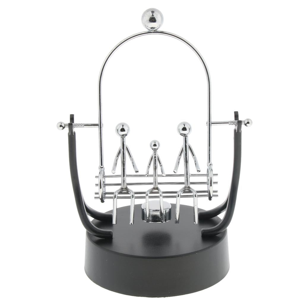 Desk Balancing Toy Swing Metal Perpetual Motion Trapeze Dynamic Instrument D