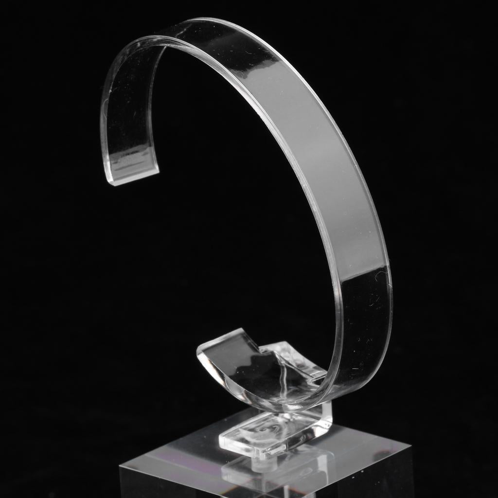 Acrylic Watch Display Stand Showcase Bracelet Display Holder 6cm Transparent