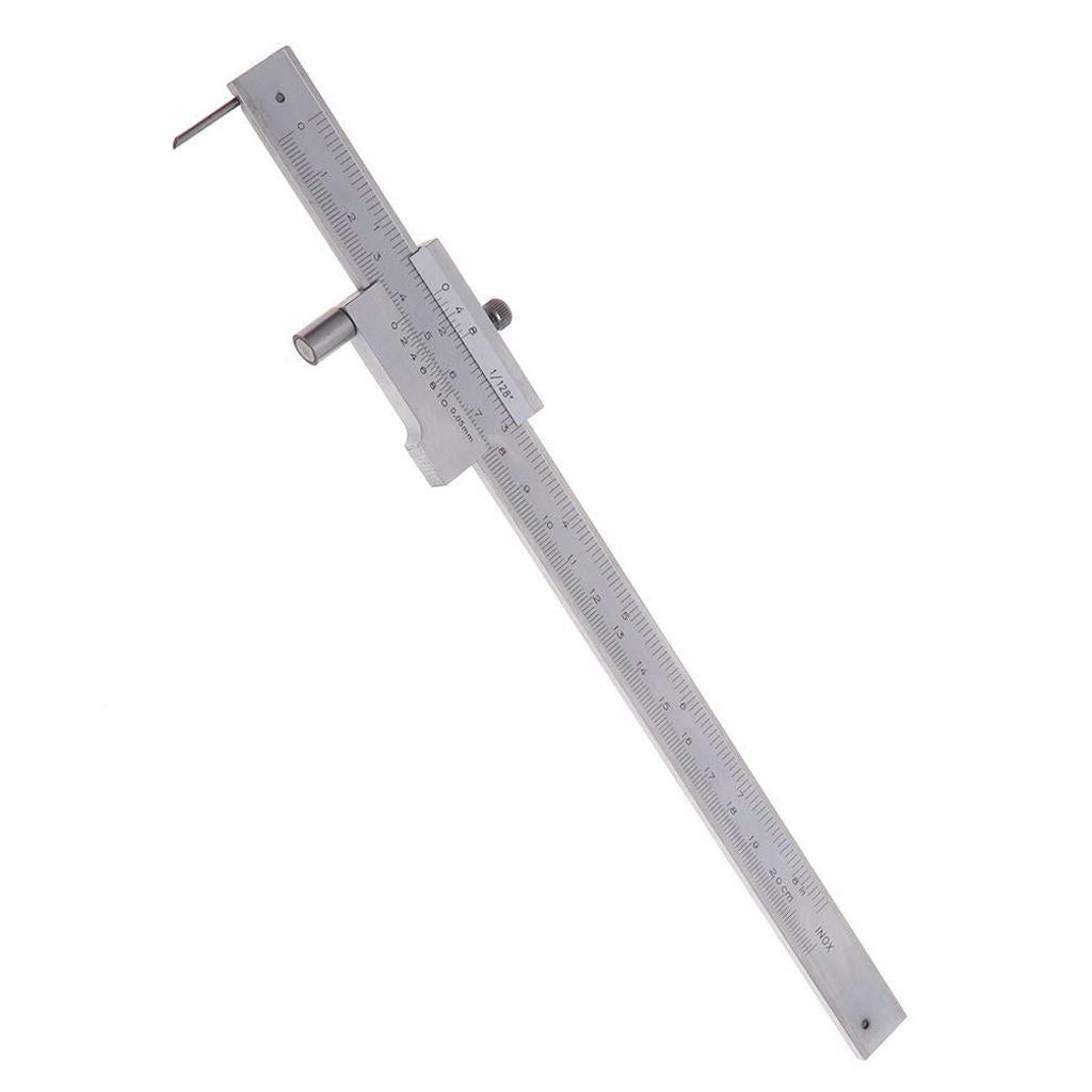 Stainless Steel Vernier Calipers Marking Gauge w/ Carbide Scriber 0-200mm