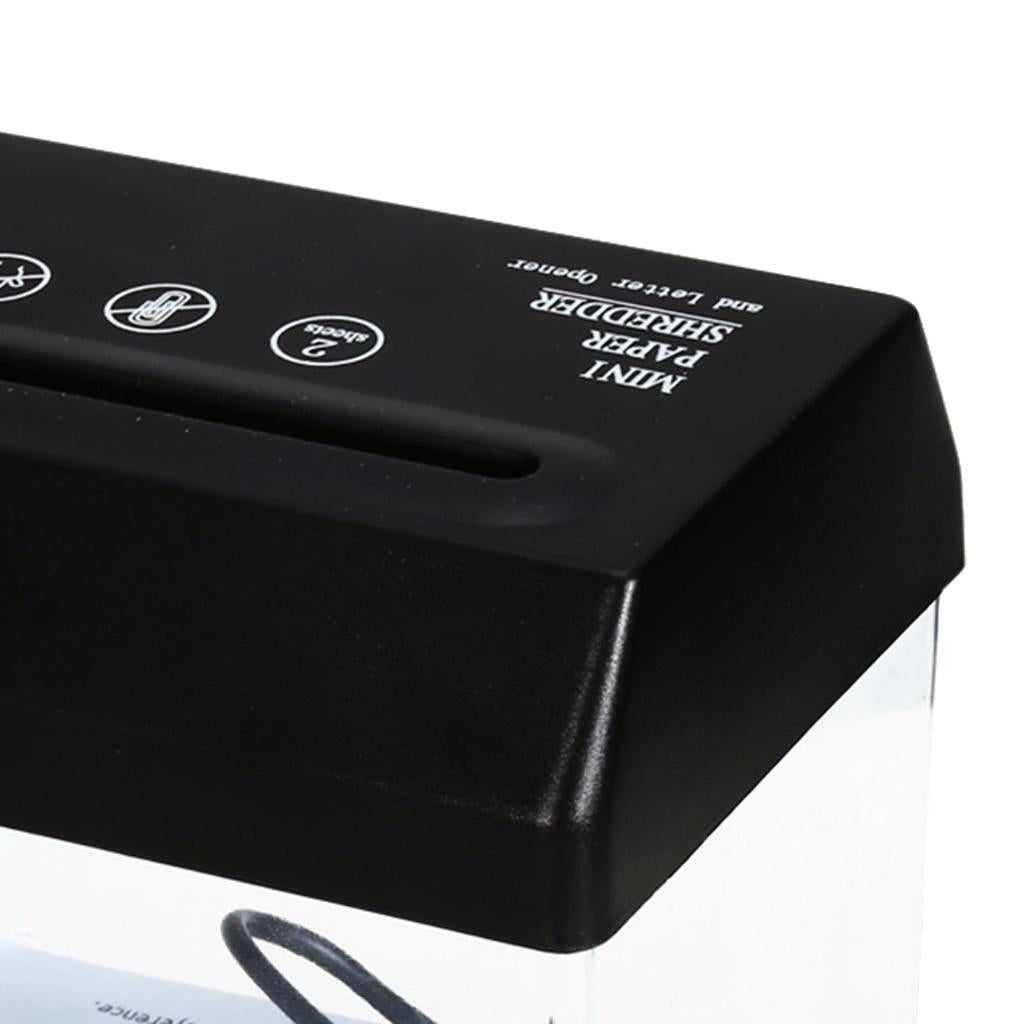 Strip-cut Compact USB Paper Shredder & Letter Opener For Home/office Desktop