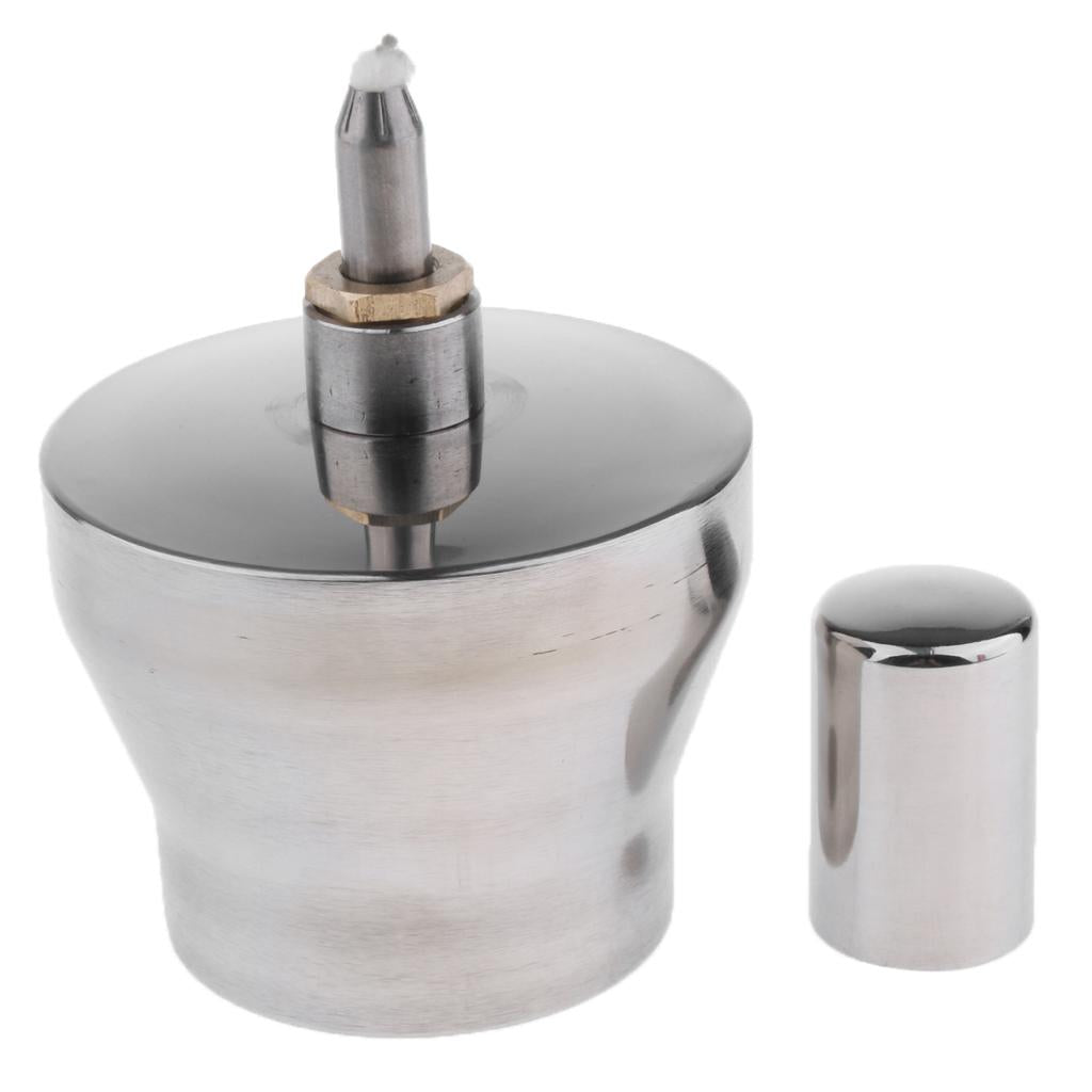 Heavy-Walled Lab Alcohol/Spirit Lamp/Burner Stainless Steel with Wick 450ml