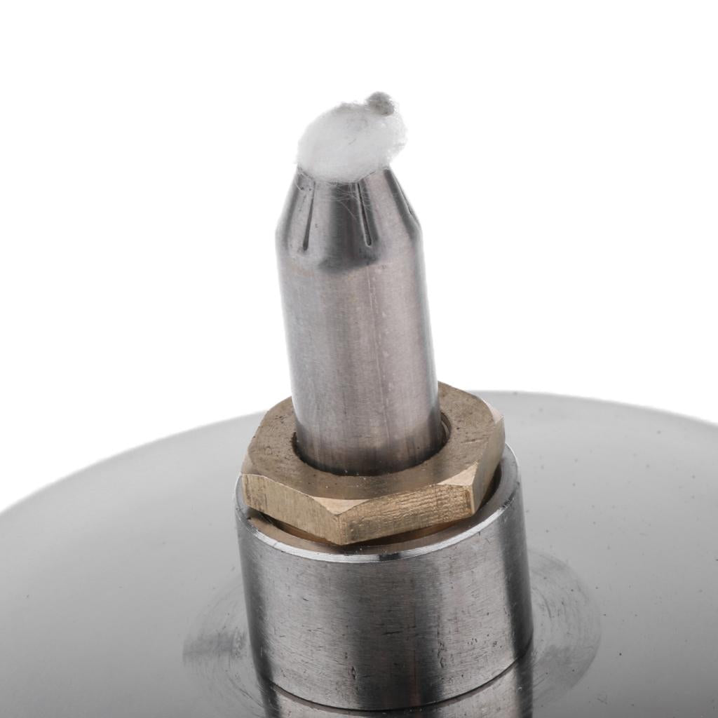 Heavy-Walled Lab Alcohol/Spirit Lamp/Burner Stainless Steel with Wick 450ml