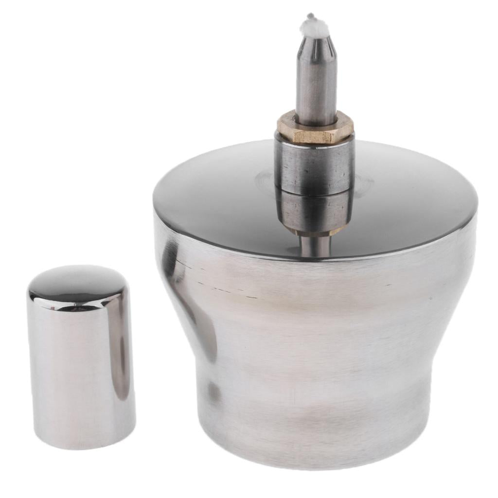 Heavy-Walled Lab Alcohol/Spirit Lamp/Burner Stainless Steel with Wick 450ml