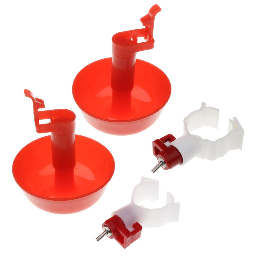 1Pcs Poultry Chicken Automatic Watering Cup Bird Pigeon Drinker Feeder Bowl A