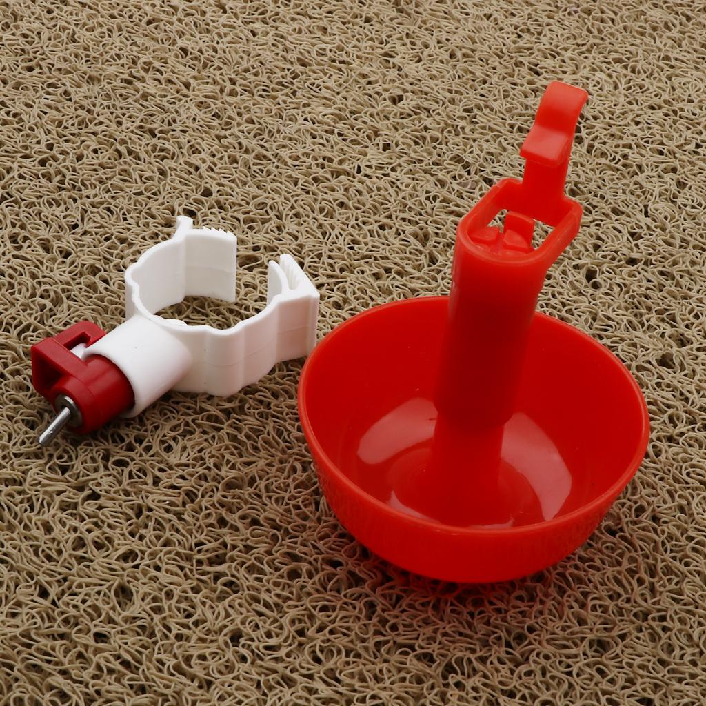 1Pcs Poultry Chicken Automatic Watering Cup Bird Pigeon Drinker Feeder Bowl A