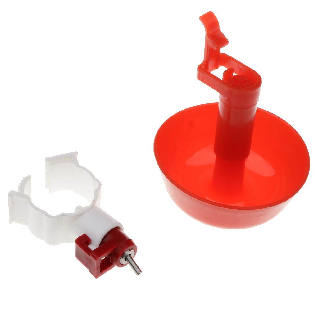 1Pcs Poultry Chicken Automatic Watering Cup Bird Pigeon Drinker Feeder Bowl A