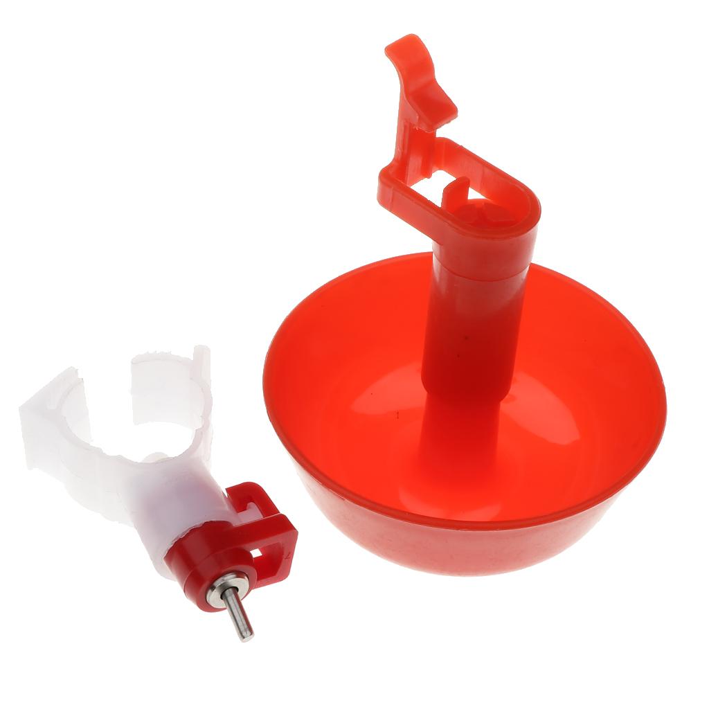 1Pcs Poultry Chicken Automatic Watering Cup Bird Pigeon Drinker Feeder Bowl B