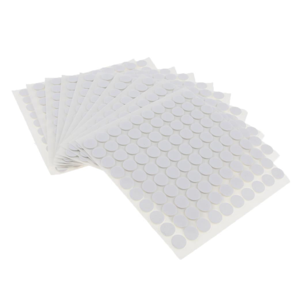 1000 Pieces Mounting Strong Round Double-Sided Foam Tape Disc Circle White