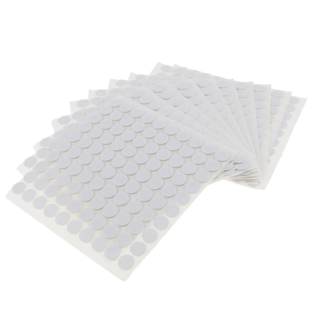 1000 Pieces Mounting Strong Round Double-Sided Foam Tape Disc Circle White