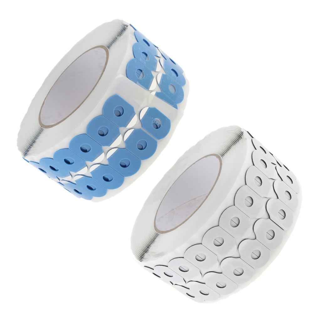 1000 Pcs Optical Eyeglasses Lens Anti-Slip Blocking Pads Sticker Roll Blue