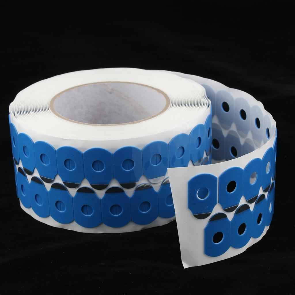 1000 Pcs Optical Eyeglasses Lens Anti-Slip Blocking Pads Sticker Roll Blue