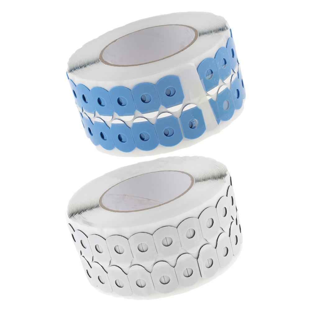 1000 Pcs Optical Eyeglasses Lens Anti-Slip Blocking Pads Sticker Roll Blue
