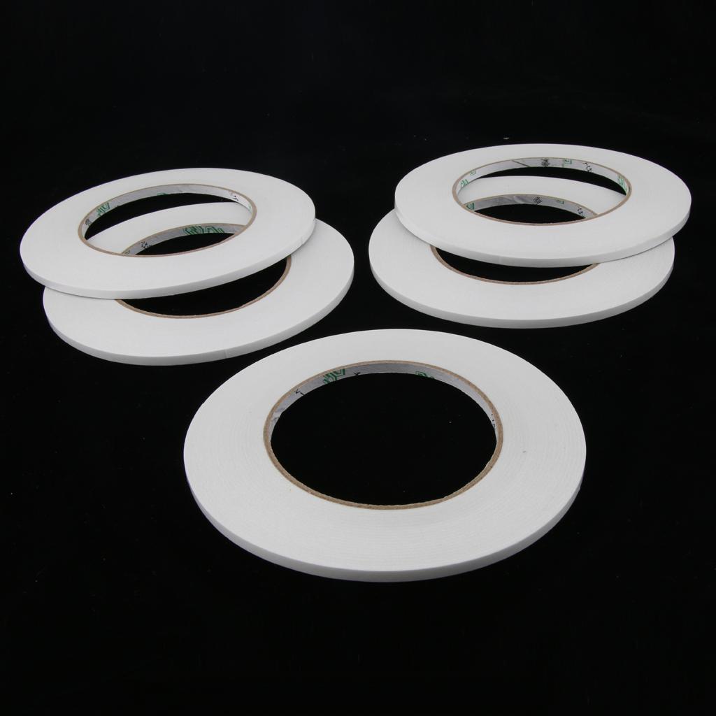 5x Heavy Duty Acrylic Double Sided Adhesive Tape Heat Insulation Tape 50m 3mm