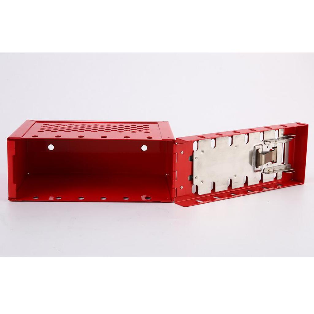 LOTO Box Safety Lockout Tagout Lock Device Storage, up to 12 Padlocks