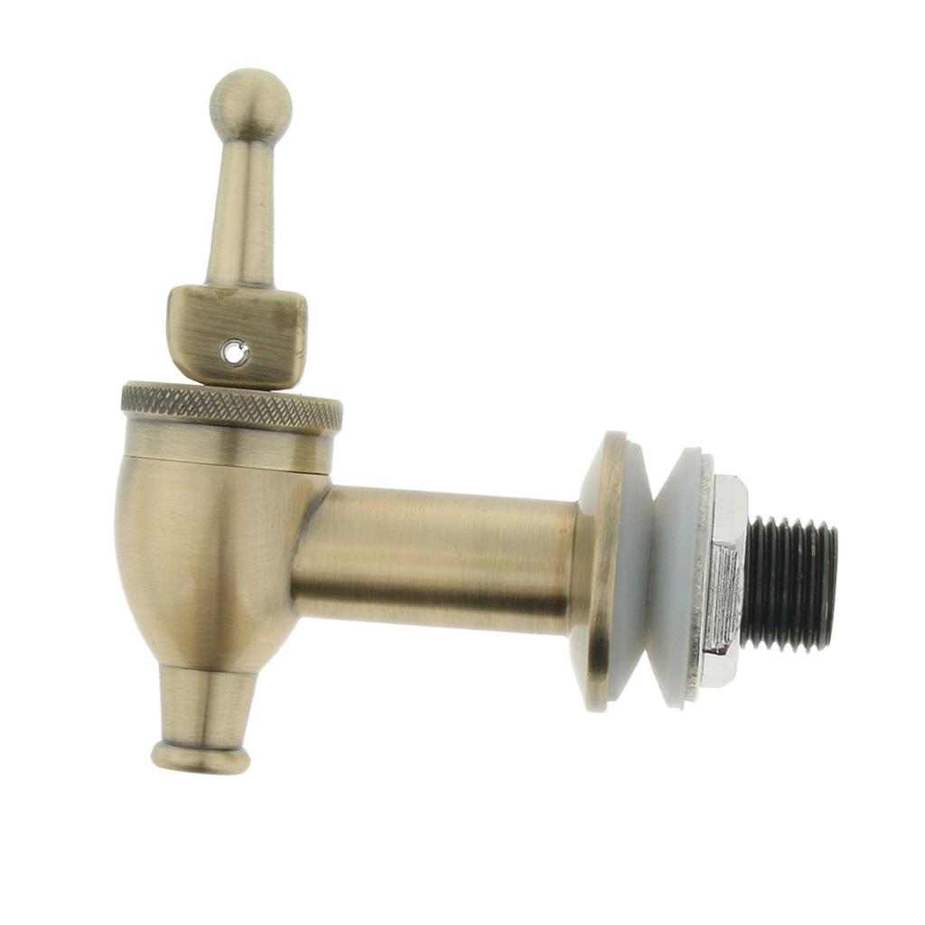 3/8'' Draft Beer Faucet Bar Flow Control Tap Chrome Plated