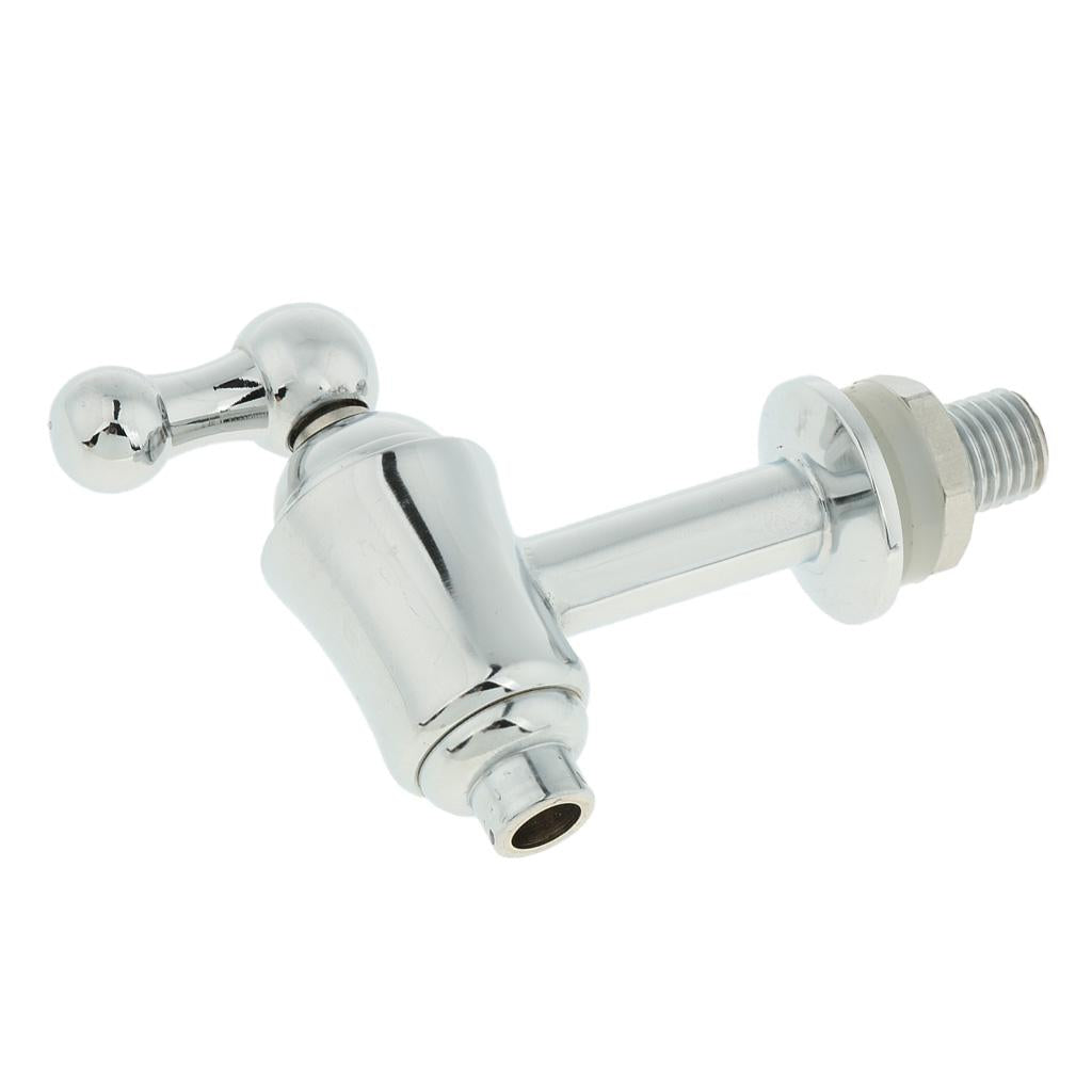 1/4'' Beer Tap Chrome Draft Faucet Kegerator Spout Barrel