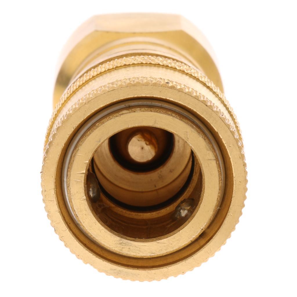 Propane / Natural LP Gas Quick Disconnect Quick Connector Hose Coupler 3/8''