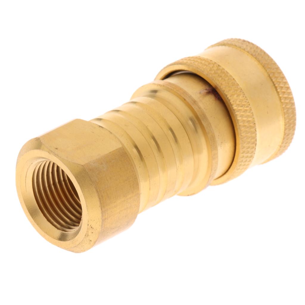 Propane / Natural LP Gas Quick Disconnect Quick Connector Hose Coupler 3/8''