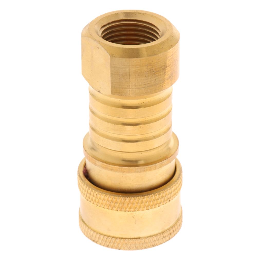 Propane / Natural LP Gas Quick Disconnect Quick Connector Hose Coupler 3/8''