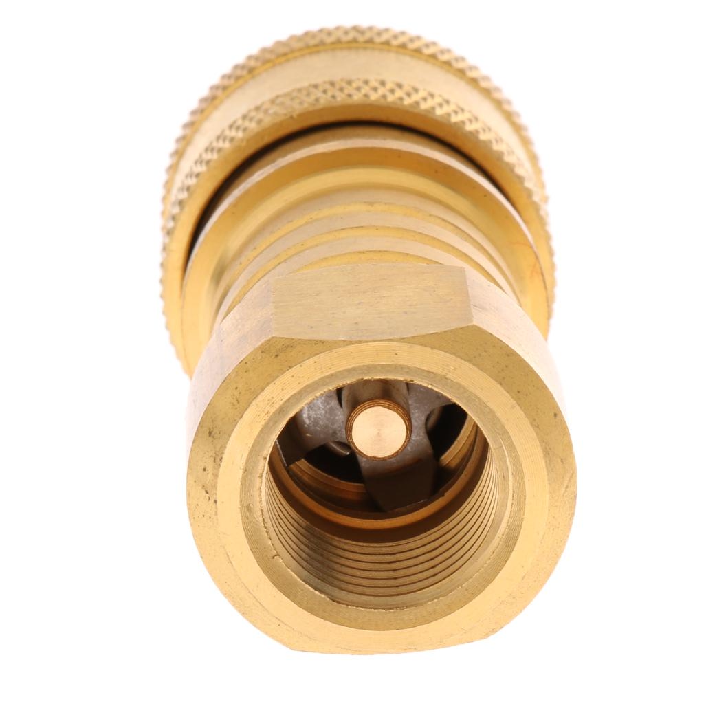 Propane / Natural LP Gas Quick Disconnect Quick Connector Hose Coupler 3/8''