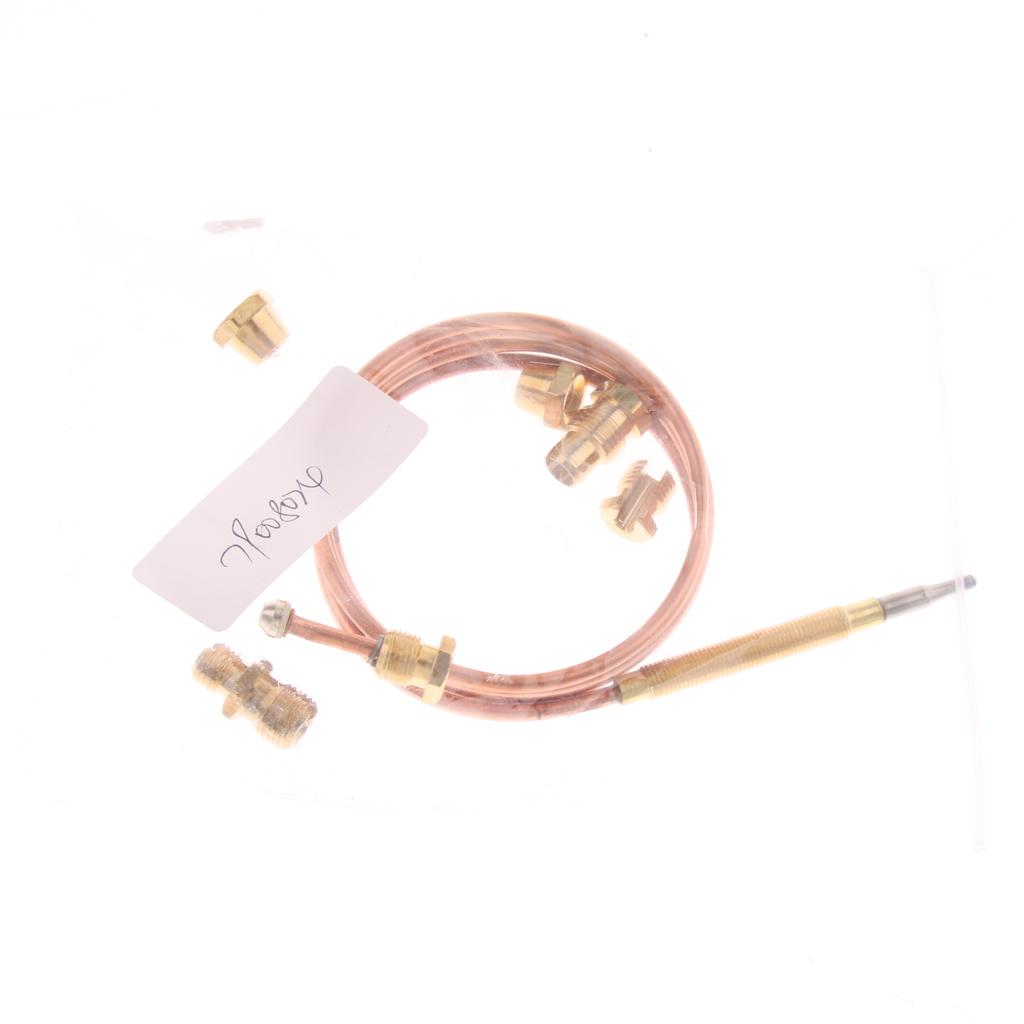 90cm Thermocouple Replacement Set for Gas Furnaces Boilers Water Heaters