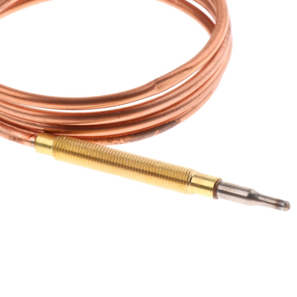 90cm Thermocouple Replacement Set for Gas Furnaces Boilers Water Heaters