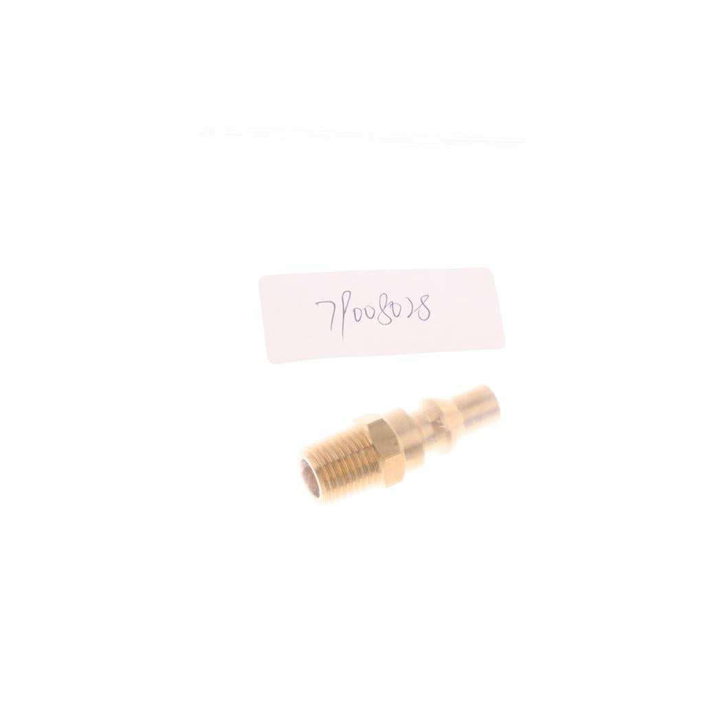 Brass 1/4" Propane Gas Quick Connector Adapter Hose Quick Disconnect Fitting