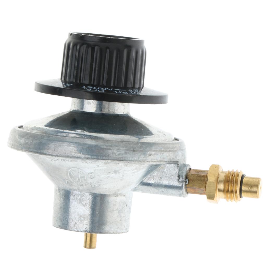 1"-20UNF Propane Gas Tank Regulator Control Valve BBQ Grill Burner Fryer